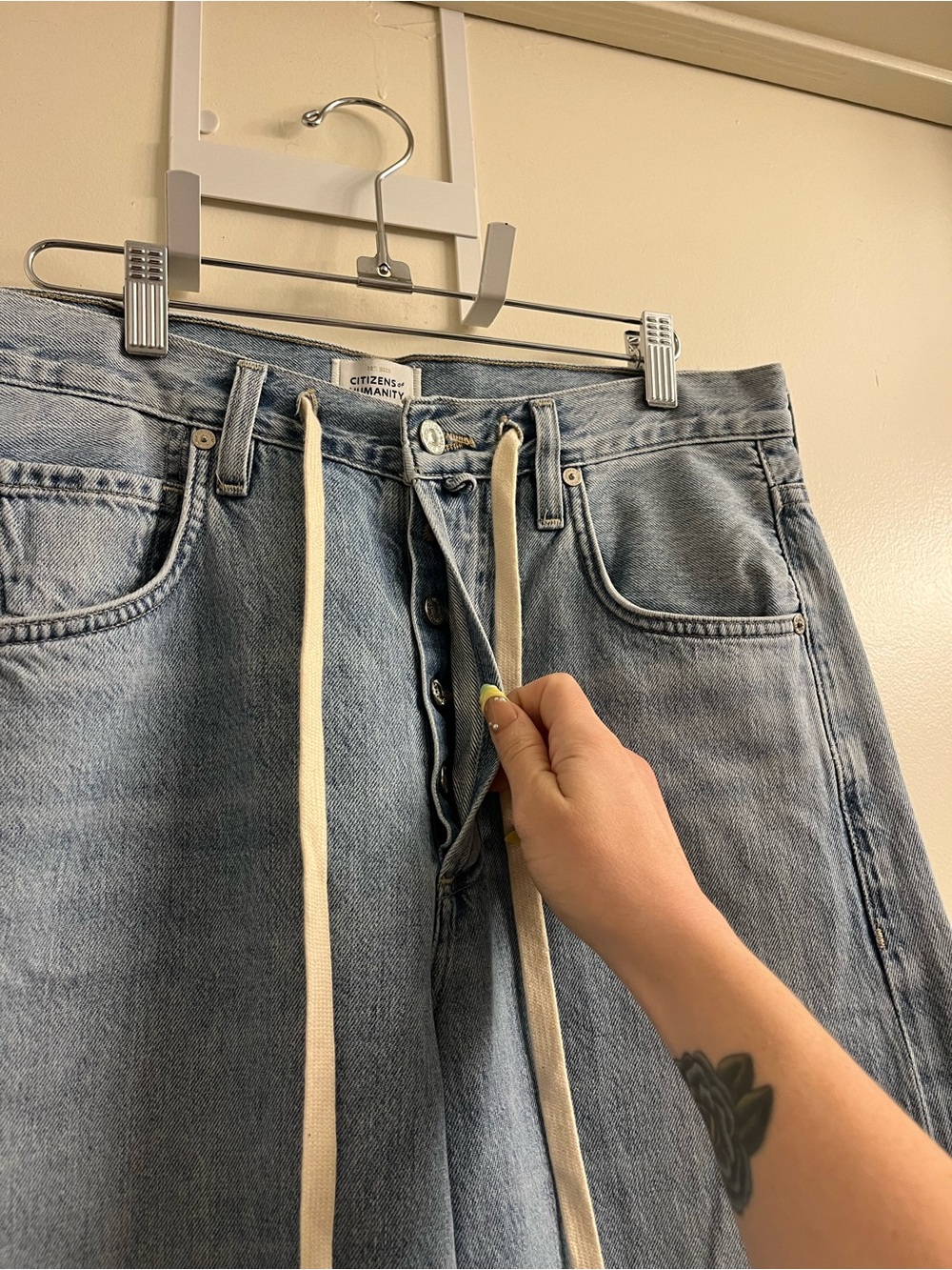 Citizens of Humanity Brynn Drawstring Trouser Jeans Size 26 - Picture 5 of 14